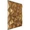 Ekena Millwork 19 5/8in. W x 19 5/8in. H Leto EnduraWall Decorative 3D Wall Panel Covers 2.67 Sq. Ft. WP20X20LTBGL - alternate 3